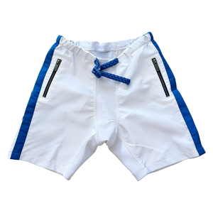 Traje de Baño de Secado Rápido con Bloques de Color para Hombre, Pantalones Cortos con Cintura Elástica y Cordón Ajustable - Product Image 3
