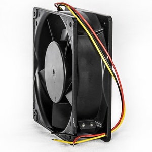 Taiwán 110V 80x80x25mm alto voltaje DC sin escobillas ventilador de flujo Axial de Metal rodamiento de bolas OEM eléctrico - Product Image 4