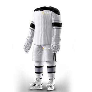 Fabricants sur mesure, vente en gros d'uniformes de hockey sur glace pour adultes, haute qualité, 100% polyester imprimé, antibactérien, toutes saisons - Product Image 2