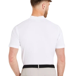 Wholesale Performance <b>Collarless</b> Polo <b>Shirt</b> <b>Men</b> Breathable Stretch Sportswear Quick Dry Workout Golf Tennis Running Training - Product Image 2