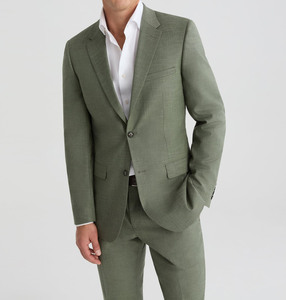 Costume Homme Vert Clair Sur Mesure, Vente en Gros, Élégance Moderne à Simple Boutonnage, Ensemble 2 Pièces de Haute Qualité à Prix Raisonnable - Product Image 6