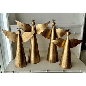 Statuette d'ange en laiton massif, magnifique objet décoratif fait main, idéal pour un cadeau de pendaison de crémaillère et la décoration intérieure - Product Image 6