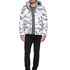 High Quality Wholesale Custom Men Padded Hooded Puffer Jacket Cold Weather Winter <b>Parka</b> Coat - Product Image 2