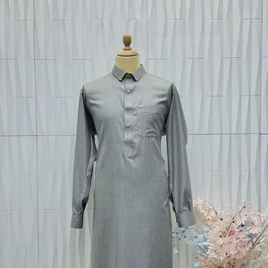 Hot sell Arabic Kandora Traditional with Premium Breathable Fabric Long Sleeve Islamic Prayer Ramadan and <b>Eid</b> Occasions - Product Image 4