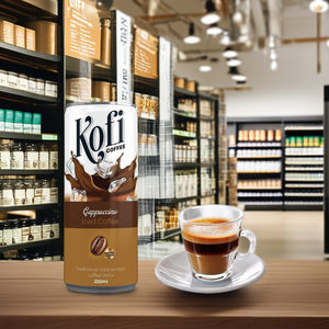 Café Instantáneo con Sabores a Crema Dulce, Chocolate y Frutas, Cafeinado, Marca Blanca OEM, Lata de 250 ml, HALAL, HACCP, ISO, Sin Lácteos - Product Image 4