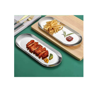 <b>Cheap</b> Price Kitchen Gadget Fish Chicken Storage Plate/Tray High Quality silver Finished With Manufacture Wholesale Supplier - Product Image 5