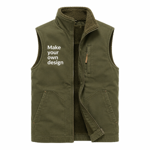 Chaleco Acolchado Impermeable Personalizado al por Mayor, Cuello Alto, Calentador Corporal, OEM ODM, Calidad TOP, Fábrica de Marca Privada - Product Image 4