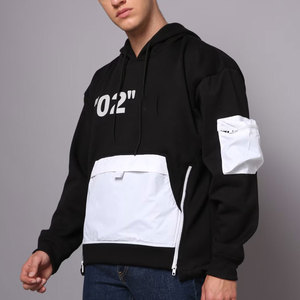 Modern Lifestyle Apparel Digital Print High Clarity Artwork Men Hoodie Winter Ready Outfit Embossed Print Detail Men Hoodie - Product Image 2