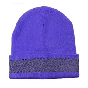 Plain Knit Beanie Hat Acrylic <b>Cap</b> Unisex Winter Warm Soft Outdoor Casual Beanie - Product Image 2
