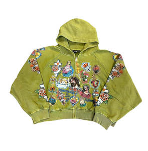 Boxy Baggy Unisex Thick 280gsm Winter <b>Hoodies</b> Streetwear High Quality 100% Cotton <b>Fleece</b> Breathable Eco-Friendly with Pocket - Product Image 5