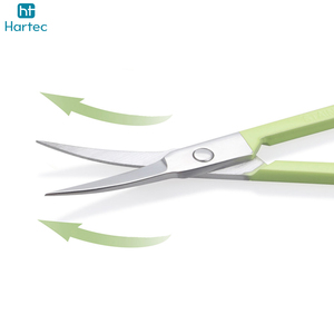 Durable Stylish Green Handle Sharp Curved Cuticle And <b>Nail</b> <b>Scissors</b> Stainless Steel Blade <b>For</b> <b>Nail</b> Art <b>For</b> Wholesale Rate - Product Image 2