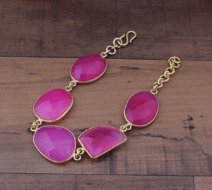 Natural Pink Jade Vintage Charms Pendant Necklace Platinum Plated 925 Sterling Silver Jewelry Unisex Mother's <b>Day</b> <b>Gift</b> Wholesale - Product Image 5