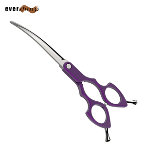 Ciseaux courbés pour animaux de compagnie (chiens et chats) en acier inoxydable 440C, design japonais, fabriqués à Taïwan, modèle 2026 - Product Image 2