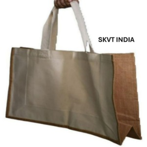 Wholesale Custom <b>Printed</b> Eco-Friendly Jute Shopping Tote Bags <b>Extra</b> <b>Large</b> Hand Length Handle Zipper Closure Letter Pattern - Product Image 1