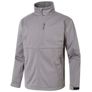 Veste Softshell Premium Personnalisée pour Hommes, à Capuche, Respirante, Coupe-Vent, Imperméable, Vêtements de Sport, Fournisseur OEM - Product Image 5
