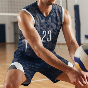 Nuevo Uniforme de Voleibol Estampado, Hecho a Medida, Duradero, Ligero, 100% Poliéster, Secado Rápido, Nombre del Equipo Personalizado - Product Image 4
