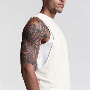 NESTA SPORTS Nouveau Débardeur Homme Personnalisé Tendance Uni Grande Taille pour Musculation Fitness et Entraînement en Salle de Sport - Product Image 4