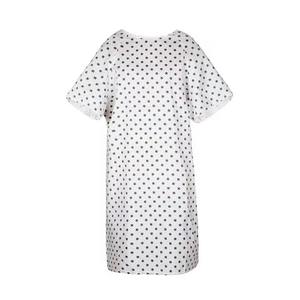 El mejor material utilizado: 100% algodón. Traje de paciente para hospital, suave, transpirable, de secado rápido y ligero para un uso médico cómodo. - Product Image 5