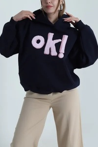 Sudadera con Capucha para Mujer, Diseño Único 2025, Personalizada, Forrada, Tejida, 100% Algodón, Casual, Lisa, Manga Larga, Holgada, Cortavientos, Otoño Invierno - Product Image 5