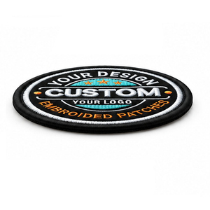 Parche de PVC Personalizado, Redondo, con Logotipo en Relieve 3D, para Coser en Regalos y Ropa, Último Estilo, Parche de Goma Hecho Profesionalmente - Product Image 5