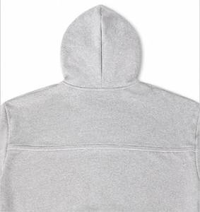 Ensemble de sweat-shirt à capuche gris pour homme, coupe classique, en coton French Terry, fermeture éclair, vêtements décontractés d'automne, design avec poche - Product Image 6