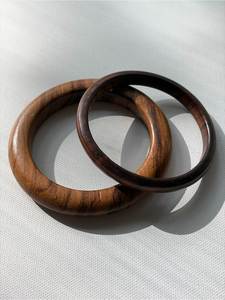 4. กำไลไม้แบบดั้งเดิมสำหรับผู้หญิง สร้อยข้อมือไม้ทำมือ งานฝีมือที่เป็นมิตรกับสิ่งแวดล้อม เครื่องประดับชาติพันธุ์สำหรับเทศกาลต่างๆ - Product Image 6