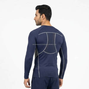 Camiseta Deportiva de Compresión de Manga Larga para Hombre, Ropa Deportiva de Secado Rápido para Entrenamiento, Running y Fitness, Fabricante Personalizado - Product Image 2