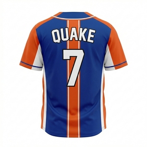 Maillot de baseball style vintage, doux, streetwear pour fans, maillot de baseball à séchage rapide, maillot de sport en mesh performant pour l'entraînement - Product Image 2