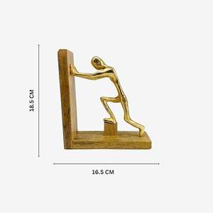 Private Labelling Premium Quality Aluminum Bookends With Solid Construction For Long Lasting Home And Office Use - Product Image 4