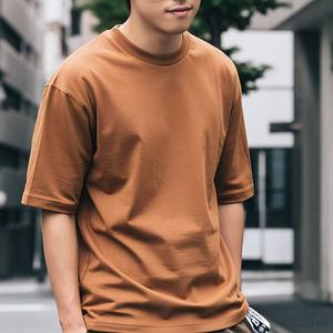 Wholesale 100 Cotton Acid Wash Oversized <b>Tshirt</b> 250Gsm Heavyweight 100% cotton T-shirt for <b>men</b> loose fit - Product Image 2