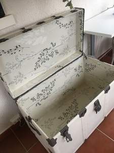 Cofre metálico premium, organizador de maleta rosa, baúl de almacenamiento para regalos, caja de almacenamiento con cierre dorado, maleta rosa retro, estuche de tocador. - Product Image 2