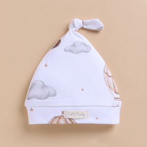 Bonnet en bambou biologique de qualité supérieure avec élasthanne - Balloon Pop Cot et Candy India - Product Image 1