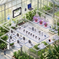 Système de contrôle intégré Star Link pour l'éclairage des plantes et le Wi-Fi