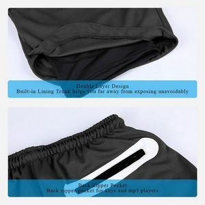 Pantalones Cortos Deportivos Casuales para Hombre, de Secado Rápido, Transpirables, de Malla No Tejida, Cintura Media, Cierre con Cordón, Abertura Lateral, Ecológicos, Personalizables - Product Image 5