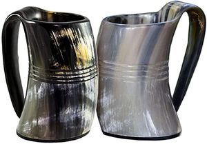 Mug en corne de buffle de style animal, étanche, fait main, cadeau de mariage, Rani Industries, mug décoratif indien pour café/thé - Product Image 3