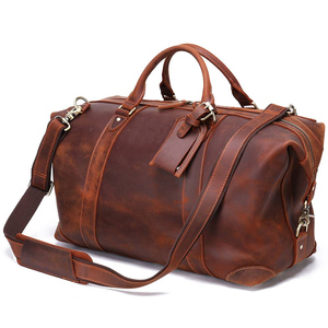 Bolsa de Viaje, Maleta Resistente, Gran Capacidad, Cierre de Cremallera de Cuero, Impermeable, Ligera, Equipaje de Cabina, Viaje de Negocios - Product Image 6