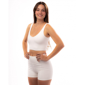 Haut de yoga sans couture pour femme, très extensible, respirant, idéal pour l'entraînement, le fitness, la course à pied, les activités sportives, confortable, séchage rapide, qualité supérieure - Product Image 1