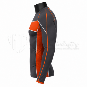 T-shirt de compression à manches longues personnalisé pour homme – Vêtement de sport athlétique pour entraînement MMA, BJJ, gym et fitness - Product Image 5