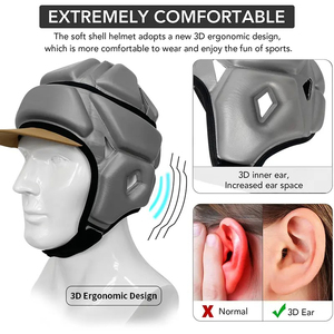 Cascos de Protección Suaves para Fútbol, con Acolchado Internacional, Absorción de Humedad, EVA de Alta Calidad, Ajustables - Product Image 6