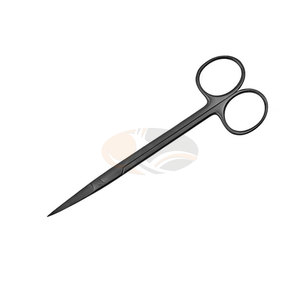 2 ciseaux irisés en acier inoxydable, à pointes courbes TC, pour chirurgie ophtalmique, instrument de coupe de tissus et de sutures, 110 mm 11 cm - Product Image 2