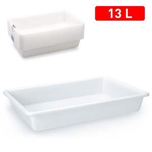 Caja de Almacenamiento Rectangular de Plástico de 13L para Cocina Comercial, Apilable, Minimalista, con Técnicas de Inyección, para Hoteles, Restaurantes y Alimentos - Product Image 1