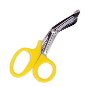 Ciseaux à pansements 7" (18cm) avec manche en plastique orange, ciseaux d'infirmière, ciseaux utilitaires EMT, en vente - Product Image 2