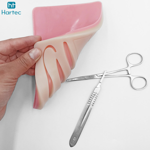 Kit d'entraînement en silicone à 3 couches avec 14 plaies, 10 m de fil et kit d'outils – Produit chirurgical pour premiers secours – Kits de suture - Product Image 6
