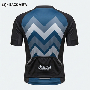 MALUZA INDUSTRIES Jersey de Ciclismo Personalizado al por Mayor con Logotipo para Hombre, Transpirable, Absorbente de Humedad, Anti-UV, Directo de Fábrica - Product Image 2