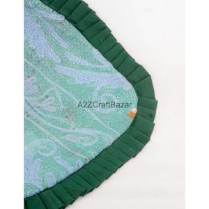 Suzani Pattern Cotton Embroidery Clutch <b>Bag</b> Magnetic Closure Hand Length Handle <b>Medium</b> Size for Women Wholesale for Exporters - Product Image 6