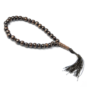 Tasbih Islámico, Cuentas de Oración Subhah, Pulseras de Madera de 10 mm para Musulmanes, Artículos Religiosos para Donaciones a Iglesias, Bautizos y Aniversarios - Product Image 3