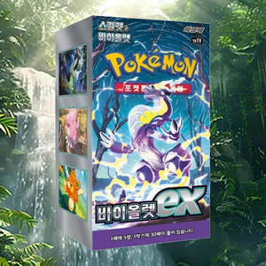 Boîte de boosters de cartes à collectionner Pokémon Violet ex Anime, version coréenne, cartes de personnages populaires, collection de cartes Pokémon - Product Image 1