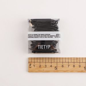 Élastiques à cheveux TIETYP, bandeaux en caoutchouc élastique, couleur unie, minimaliste, moderne, usage quotidien, pour femmes, emballage en carton, fabriqué en Corée - Product Image 6