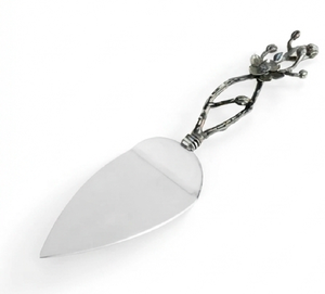 Handmade Stainless Steel <b>Cake</b> Knife With Twig Floral Handle Irregular Shape Decorative <b>Cake</b> Server For <b>Wedding</b> Use And Parties - Product Image 1