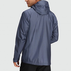 <b>Red</b> Hooded <b>Waterproof</b> <b>Jacket</b> With Detachable Hat Full Sleeve Polyester Shell Utility Style Autumn Wear - Product Image 3